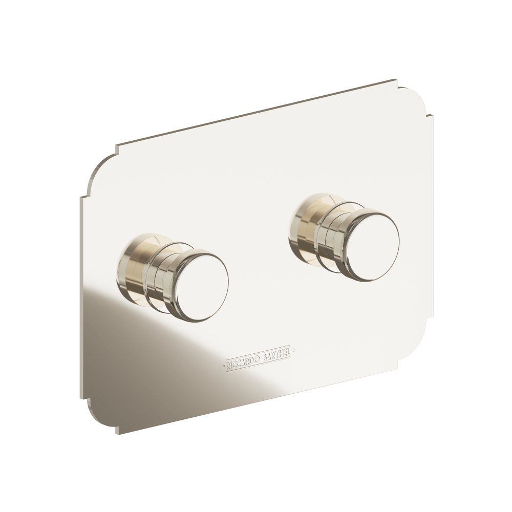 Push button flush plate for Geberit
