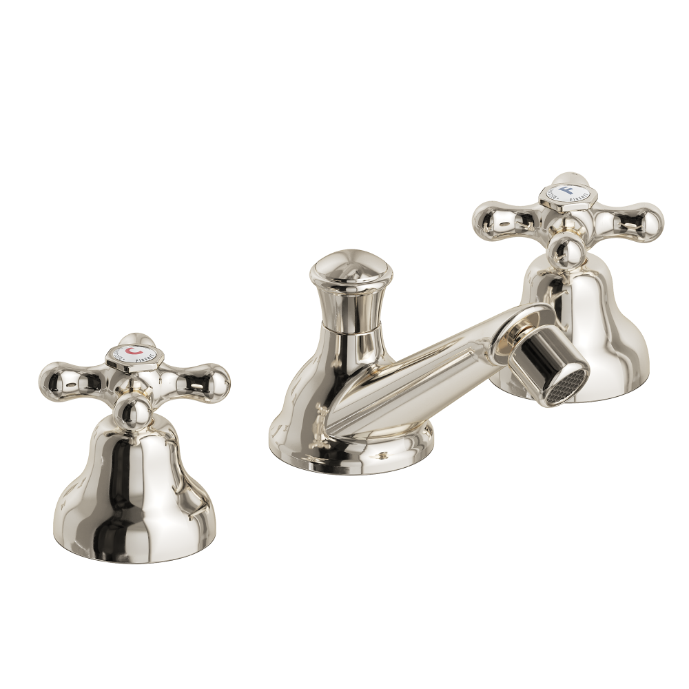 3 hole bidet mixer with pop-up waste