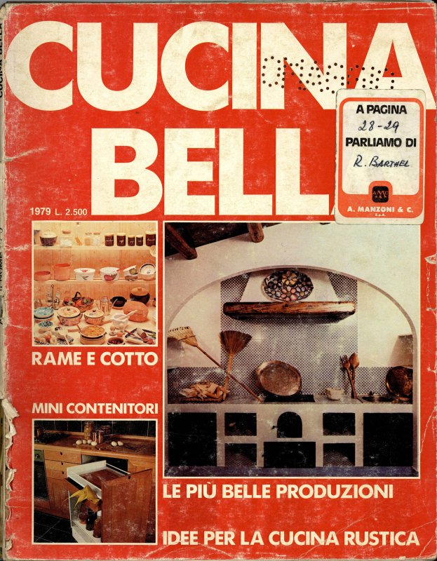 CUCINA BELLA - 14/11/1979